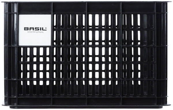 Basil Bicycle Crate M 29.5L Recycled Synthetic Black