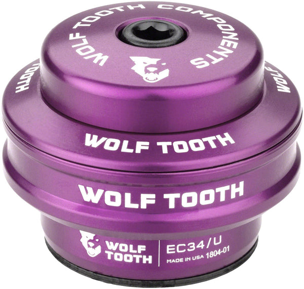 Wolf Tooth Premium Headset - EC34/28.6 Upper 16mm Stack Ultraviolet Purple