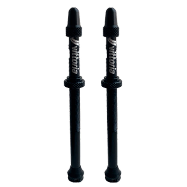 Vittoria Multiway Tubeless Valve Alloy Black 80mm (Pair)