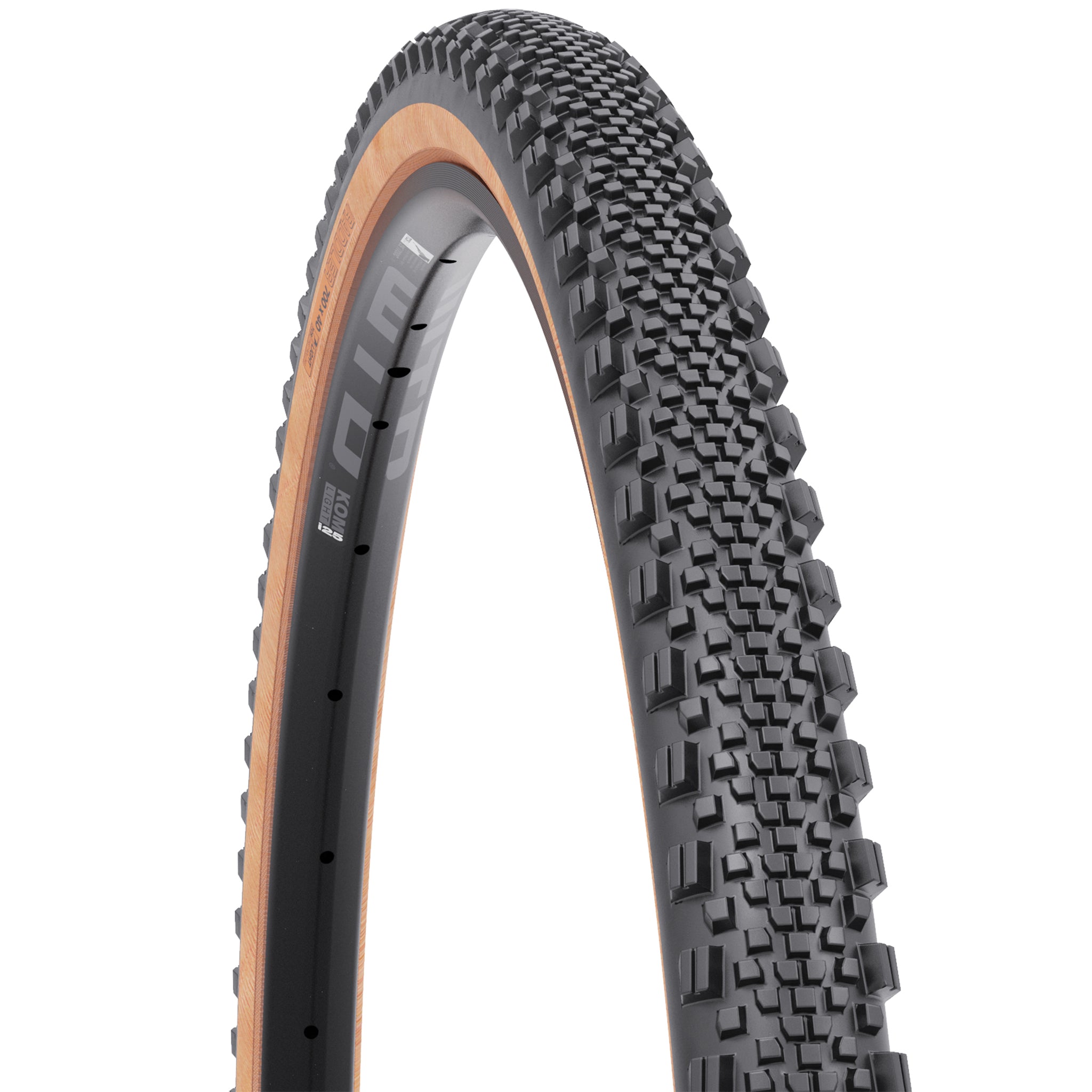 【2本セット】WTB Raddler 700 x 40 TCS WTB Raddler Tire - 700 x 40 TCS Tubeless Folding Tan Light Fast