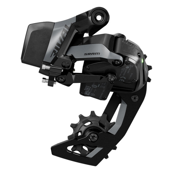 SRAM Rival AXS Rear Derailleur - 12-Speed 36t Max Battery Not Included Aluminum Cage BLK E1