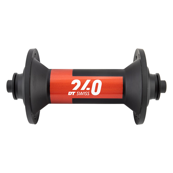 DT Swiss 240 Front Hub - QR x 100mm Black/Red 20H