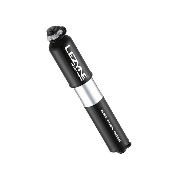 Lezyne ABS Pressure Drive Mini Frame Pump Small: Black/Polished Silver