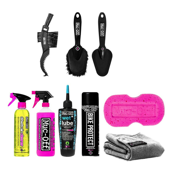Muc-Off Ultimate Bicycle Cleaning Kit: Toolbox with 10 Pieces