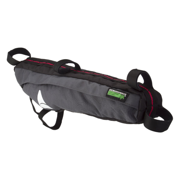 Axiom Seymour Oceanweave Framepack Bag P3.5 Velcro Straps 18.1x4.3x2.4” 214 c.i. Grey/Black