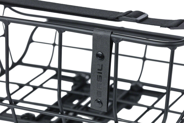 Basil Portland MIK Rear Basket - 25L Matte Black