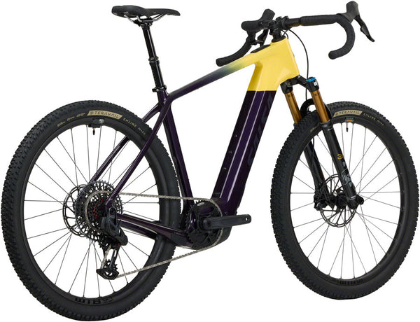 Salsa Tributary C Force XO AXS Transmission SUS Ebike - 29" Carbon Amethyst/YLW Small