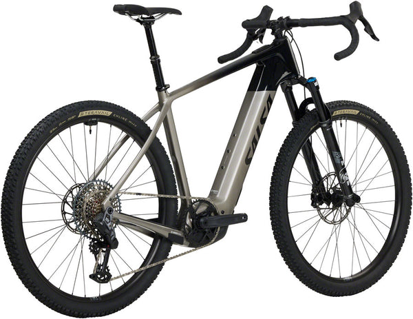 Salsa Tributary C Rival GX AXS Transmission SUS Ebike - 29" Carbon Charcoal/BLK Large