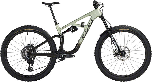 Salsa BLKthorn 145 C XO AXS Trasmission Bike - 29" Carbon Coffee BLK / Sage Small