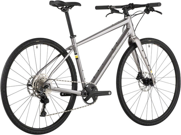 Salsa Journeyer Flat Bar Deore 10 700 Bike - 700c Aluminum Ash Grey SM