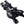 Shimano Deore XT BL-M8100/BR-M8100 Disc Brake Lever - Front Hydraulic Post Mount 2-Piston Finned Pads I-SPEC EV Clamp Band BLK