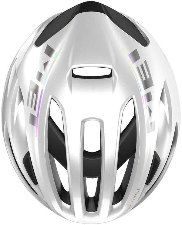 MET Rivale MIPS Helmet - White Holographic Glossy Large