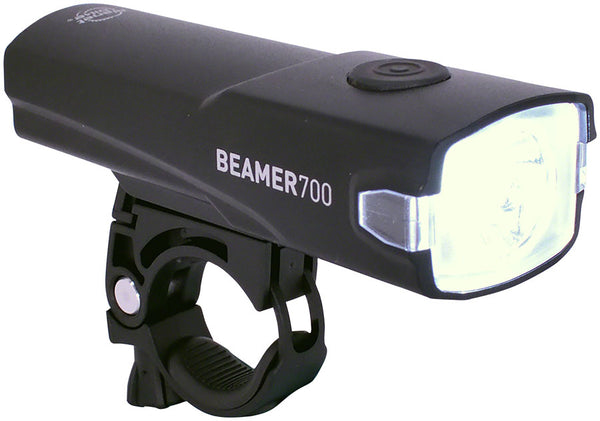 Planet Bike Beamer 700/Rojo 100 Headlight/Taillight Set - 700/100 Lumen USB Rechargable BLK