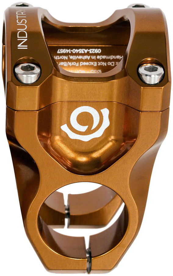 Industry Nine A318 Stem - 30mm 31.8mm Clamp +/-4.4 1 1/8" Aluminum Bronze