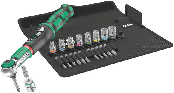 Wera Safe-Torque A 2 Torque Wrench Set 1 - 1/4" Hexagonal 2-12 Nm 23 Pieces