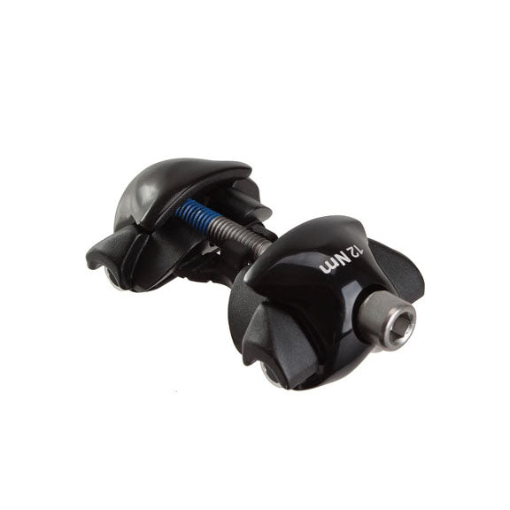 Ritchey WCS 1-Bolt Seatpost Saddle Rail Clamp - Complete Set For Alloy Posts 7 x 7mm Rails BLK