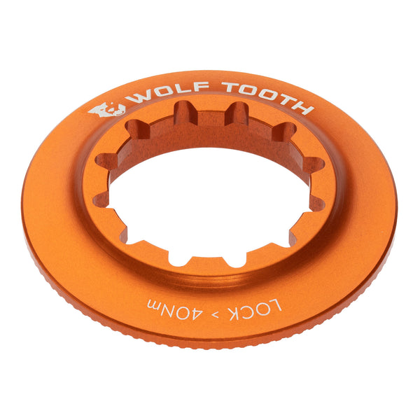 Wolf Tooth Centerlock Rotor Lockring - Internal Splined Orange