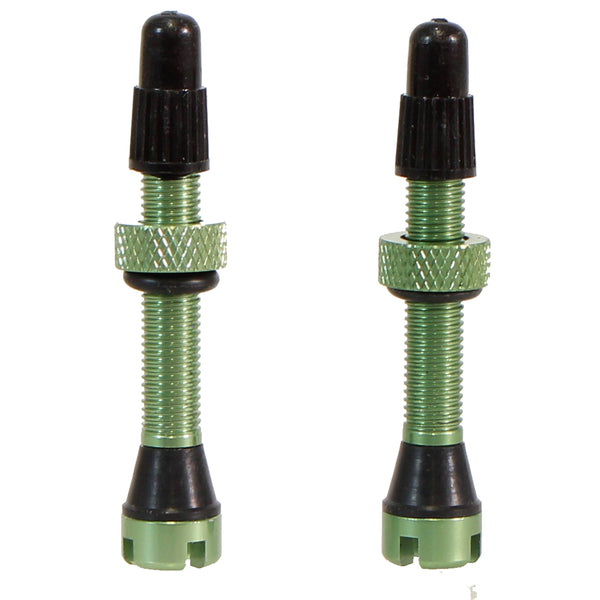 Industry Nine Tubeless Valves - 40mm Lime Pair