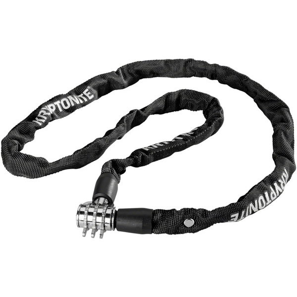 Kryptonite, Keeper 411, Chain Lock, Combination, 4mm, 110cm, 3.6', Black